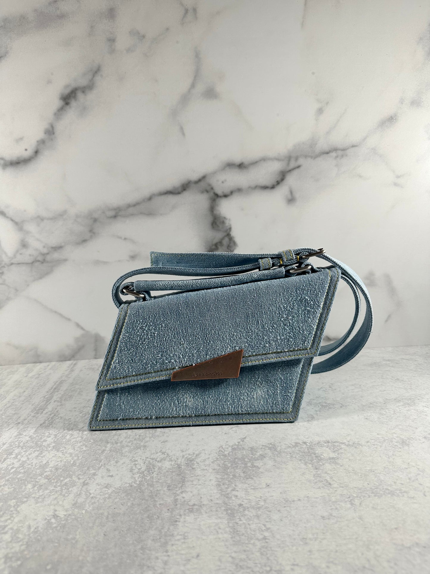 ACNE STUDIOS Asymmetric  Denim Tote bag