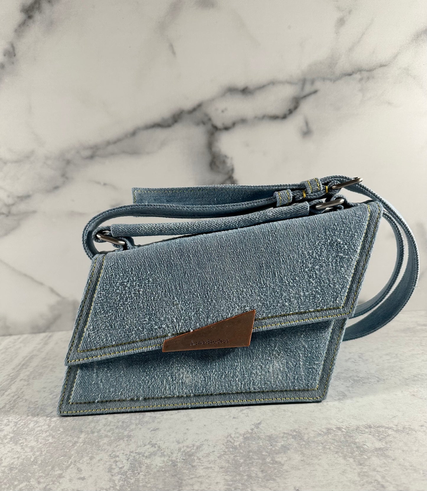ACNE STUDIOS Asymmetric  Denim Tote bag