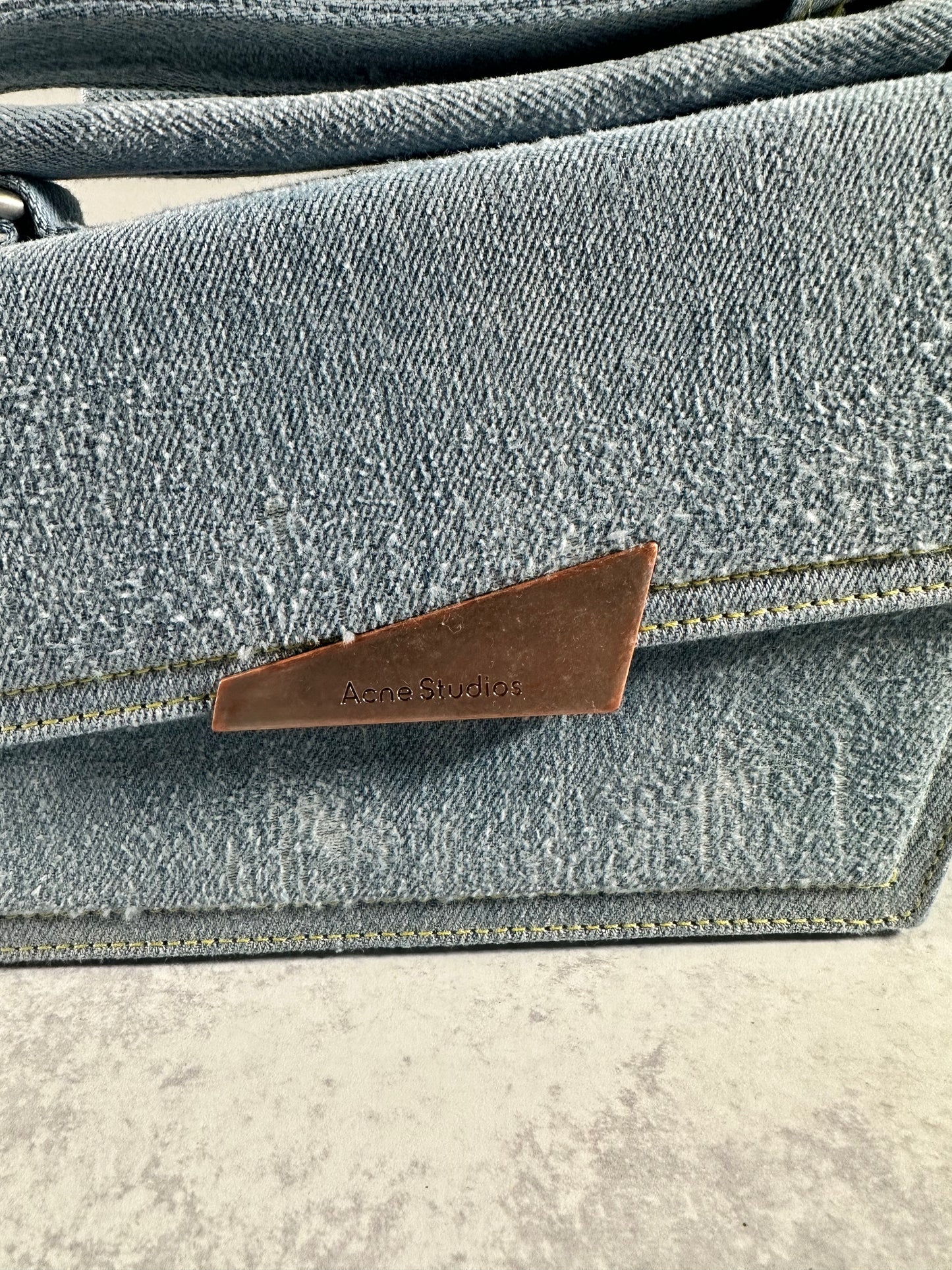 ACNE STUDIOS Asymmetric  Denim Tote bag