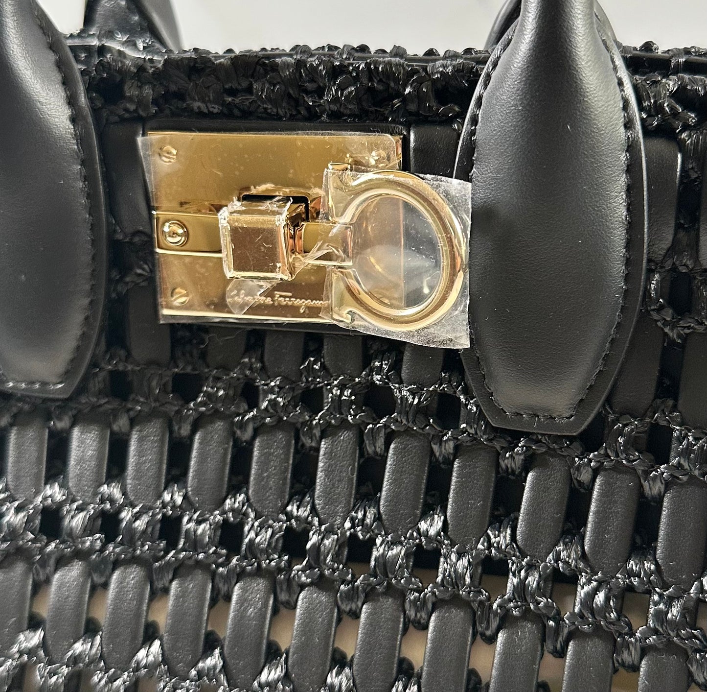 Ferragamo Studio Woven Leather Bag