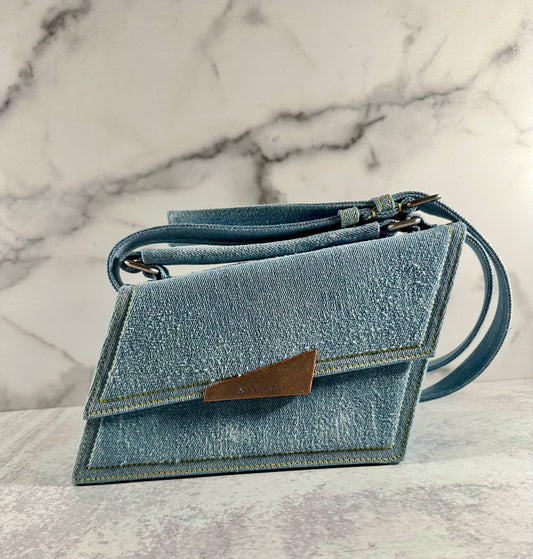 ACNE STUDIOS Asymmetric  Denim Tote bag