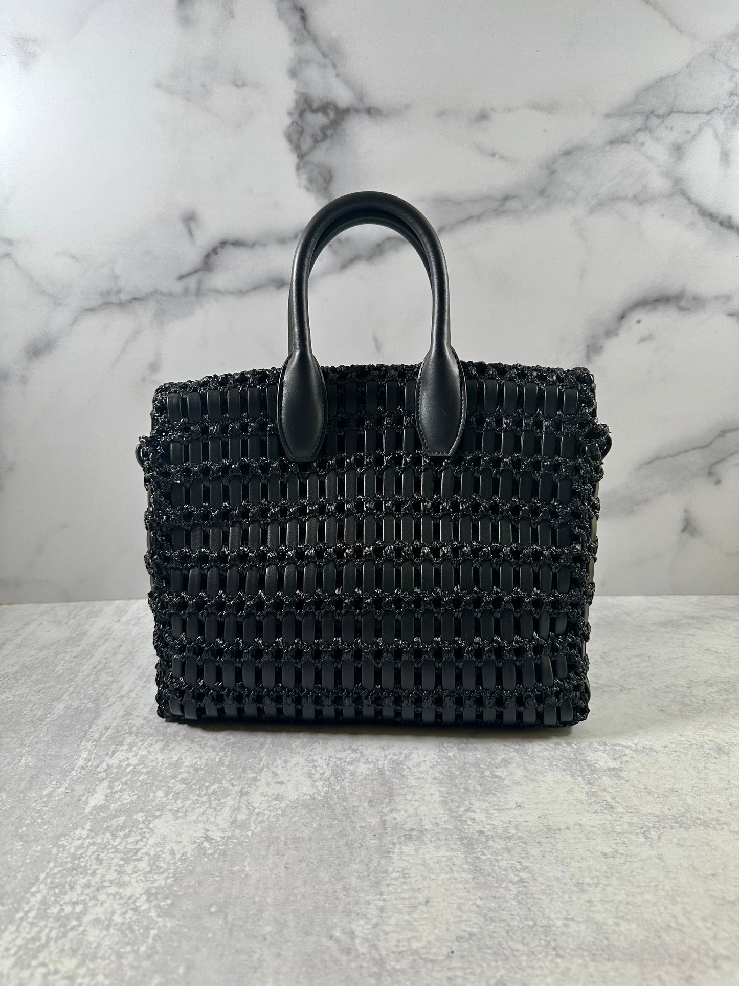 Ferragamo Studio Woven Leather Bag